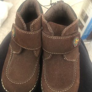 Mckids suede / leather boys dress shoes